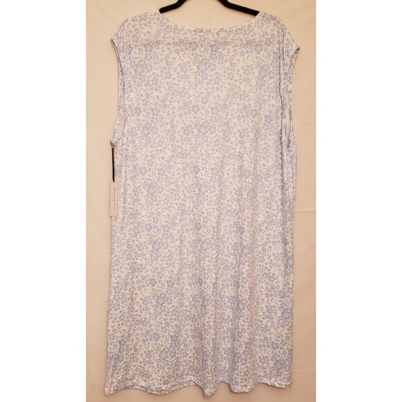 Elizabeth & Nicole Women’s Very Soft Sleepwear PJs Blue Floral Lace Size 2XL NWT - Picture 2 of 12